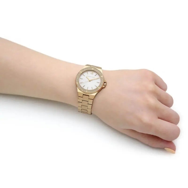 Đồng Hồ Michael Kors Mini Lenox |Nữ Giới |Vàng Gold |Dây Kim Loại |Máy Pin (Quartz) |Size 33mm |donghogiatot.vn