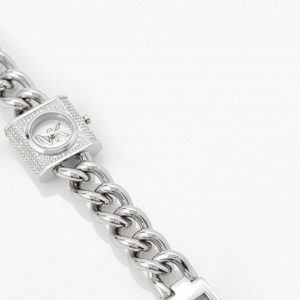 Đồng Hồ Michael Kors Mini Lock |Nữ Giới |Silver |Mặt Vuông |Dây Mắt Xích |Máy Pin (Quartz) |Size 25mm |donghogiatot.vn