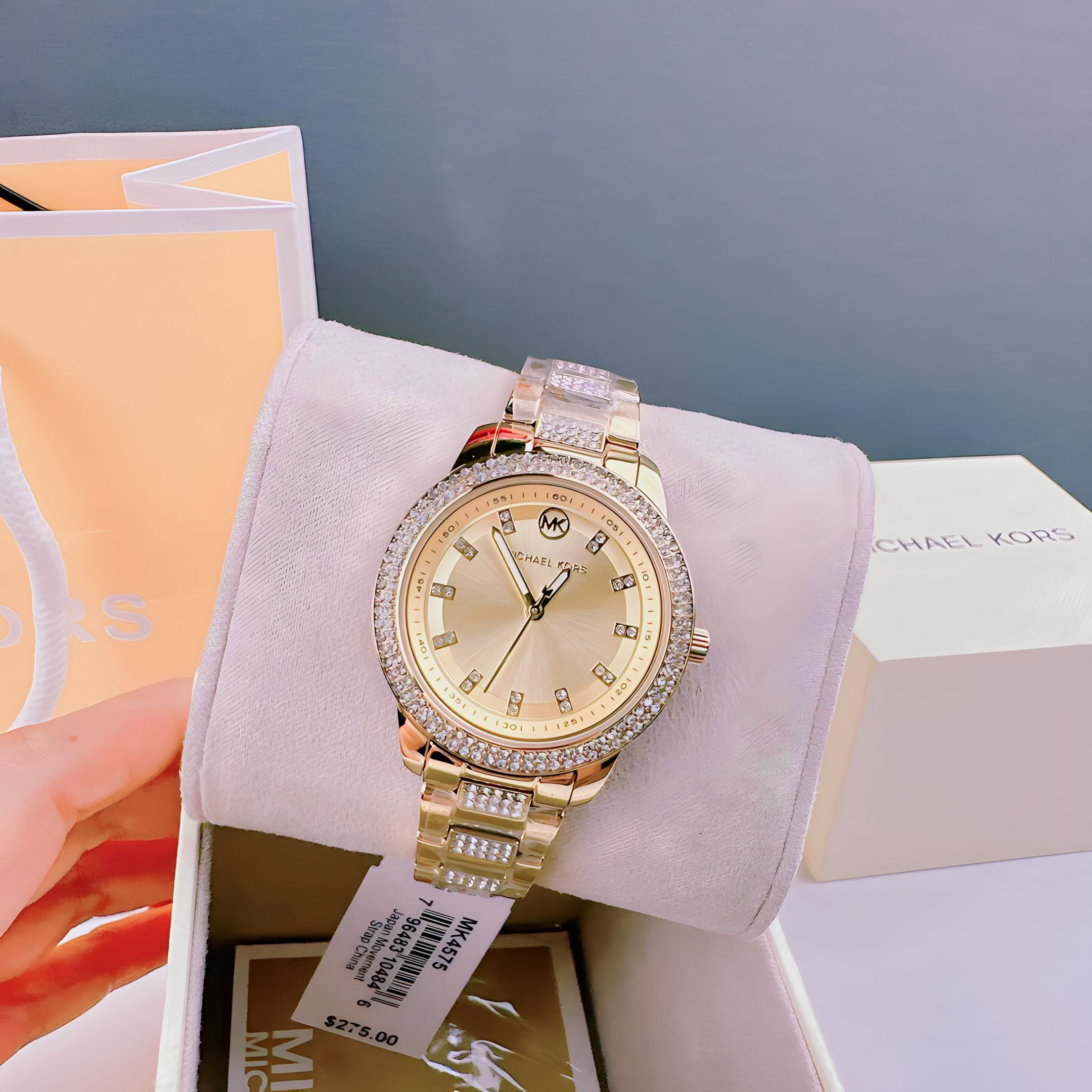 Đồng Hồ Michael Kors Outlet Tibby |Nữ Giới |Vàng Gold |Mặt Tròn |Dây Kim Loại |Máy Pin (Quartz) |Size 34mm |donghogiatot.vn