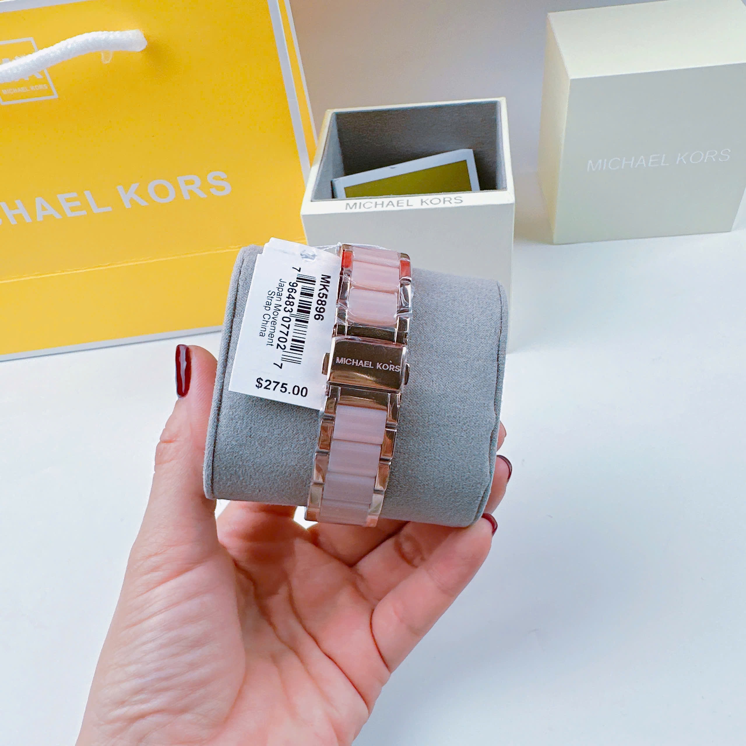 Đồng Hồ Michael Kors Parker |Nữ Giới |Mặt Màu Hồng |Dây Kim Loại Rose Gold Mix Acetate |Máy Pin (Quartz) |Size 38mm |donghogiatot.vn