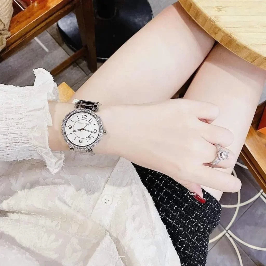 Đồng Hồ Michael Kors Parker |Nữ Giới |Trắng Silver |Dây Kim Loại |Máy Pin (Quartz) |Size 38mm |donghogiatot.vn