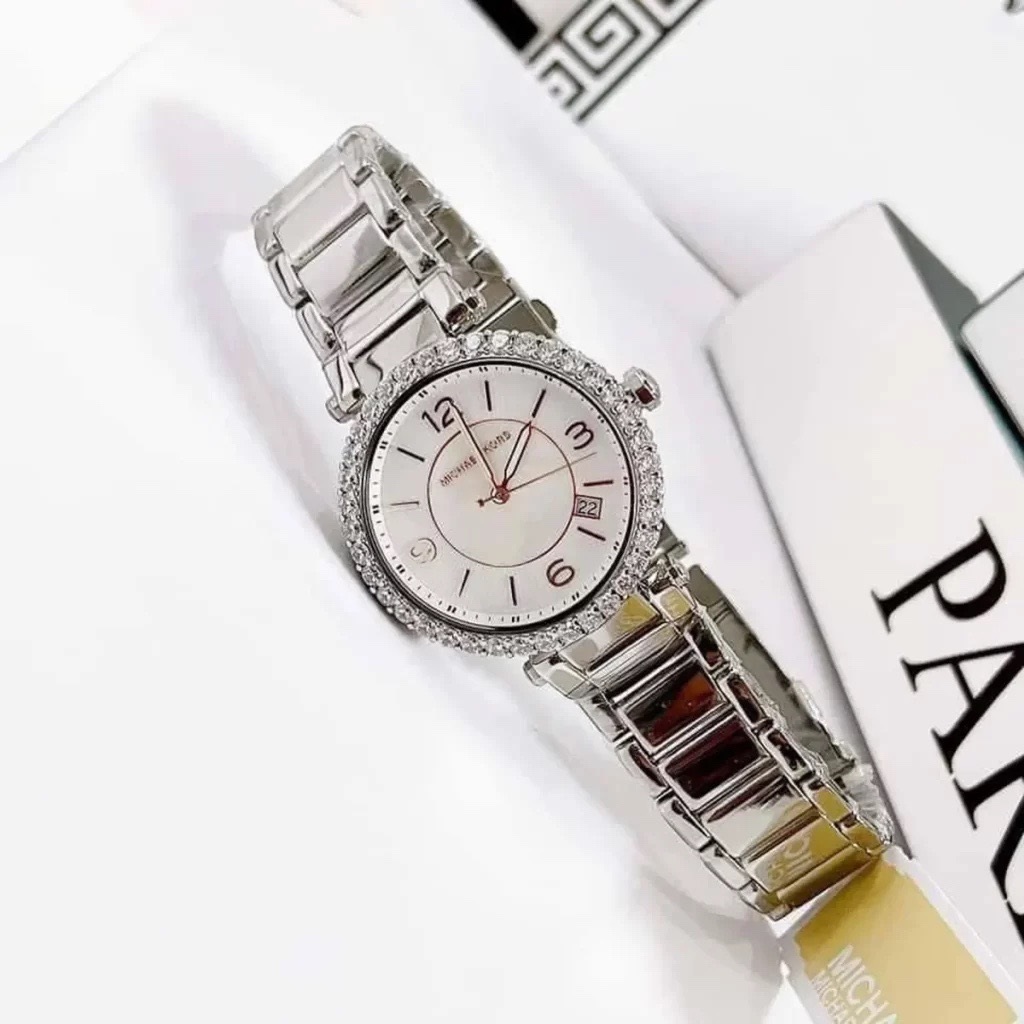 Đồng Hồ Michael Kors Parker |Nữ Giới |Trắng Silver |Dây Kim Loại |Máy Pin (Quartz) |Size 38mm |donghogiatot.vn