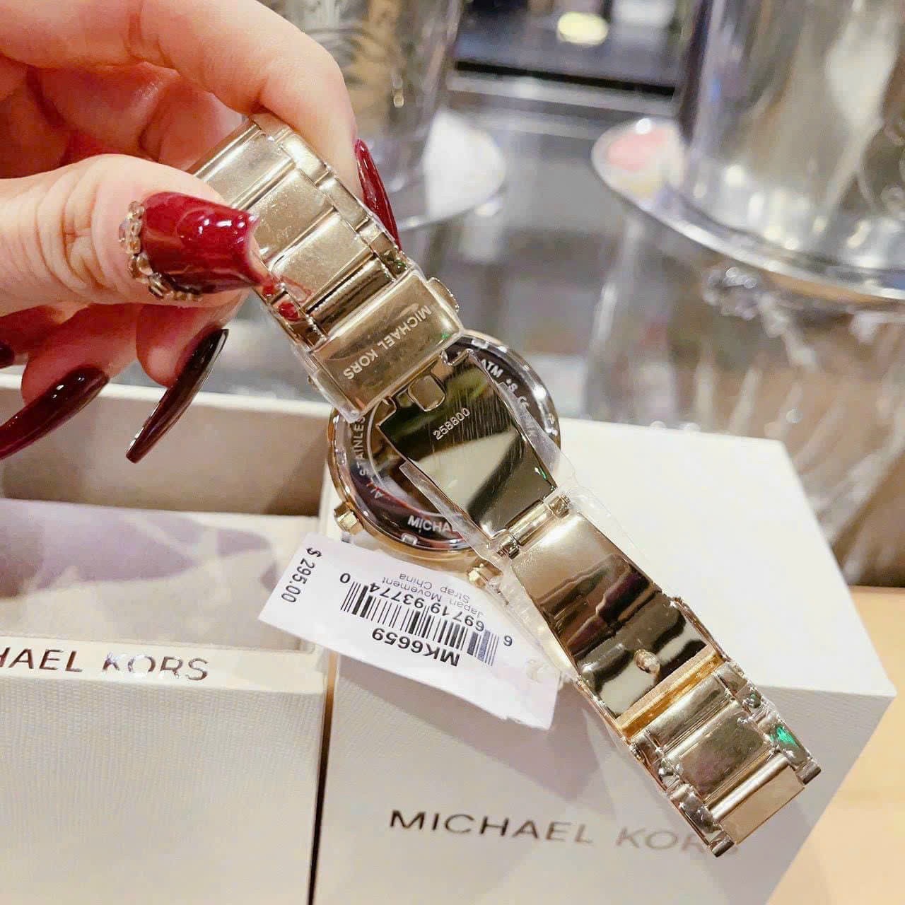 Đồng Hồ Michael Kors Parker |Nữ Giới |Vàng Gold |Đính Đá |Dây Kim Loại |Máy Pin (Quartz) |Size 39mm |donghogiatot.vn