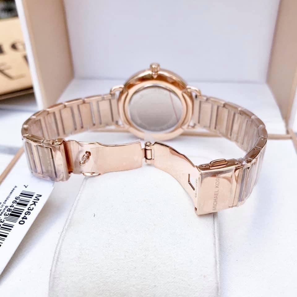 Đồng Hồ Michael Kors Portia |Nữ Giới |Đính Đá |Dây Kim Loại Rose Gold |Máy Pin (Quartz) |Size 37mm |donghogiatot.vn