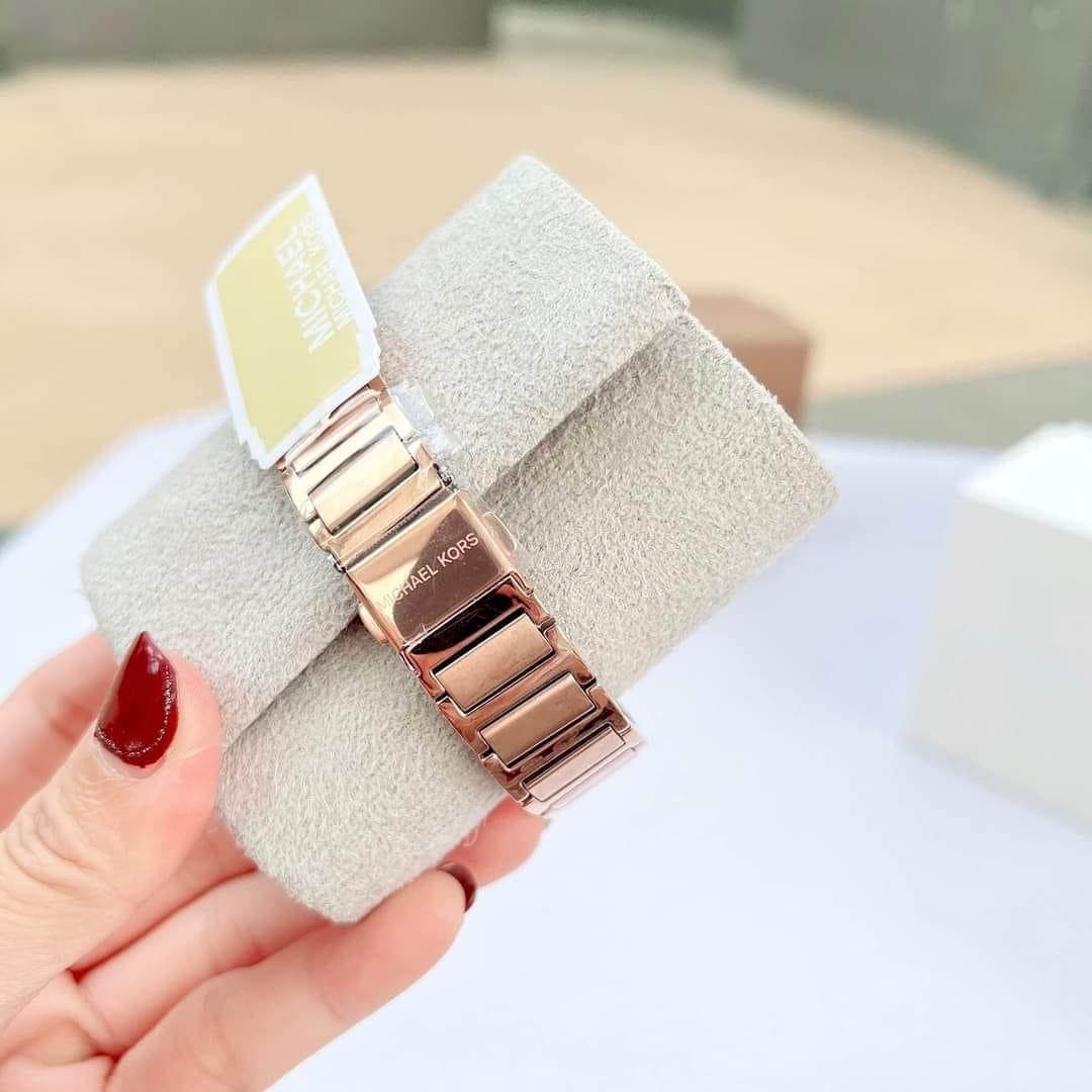 Đồng Hồ Michael Kors Portia |Nữ Giới |Đính Đá |Dây Kim Loại Rose Gold |Máy Pin (Quartz) |Size 37mm |donghogiatot.vn