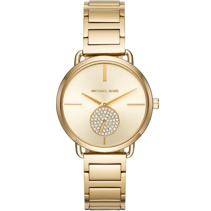 Đồng Hồ Michael Kors Portia |Nữ Giới |Đính Đá |Dây Kim Loại Vàng Gold |Máy Pin (Quartz) |Size 37mm |donghogiatot.vn