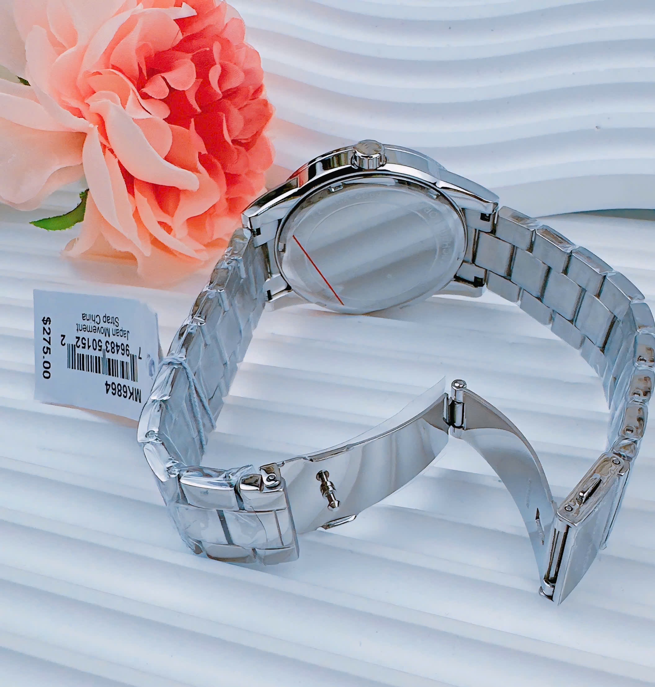 Đồng Hồ Michael Kors Ritz |Unisex |Rainbow |Đính Đá |Dây Kim Loại Silver |Máy Pin (Quartz) |Size 41mm |donghogiatot.vn