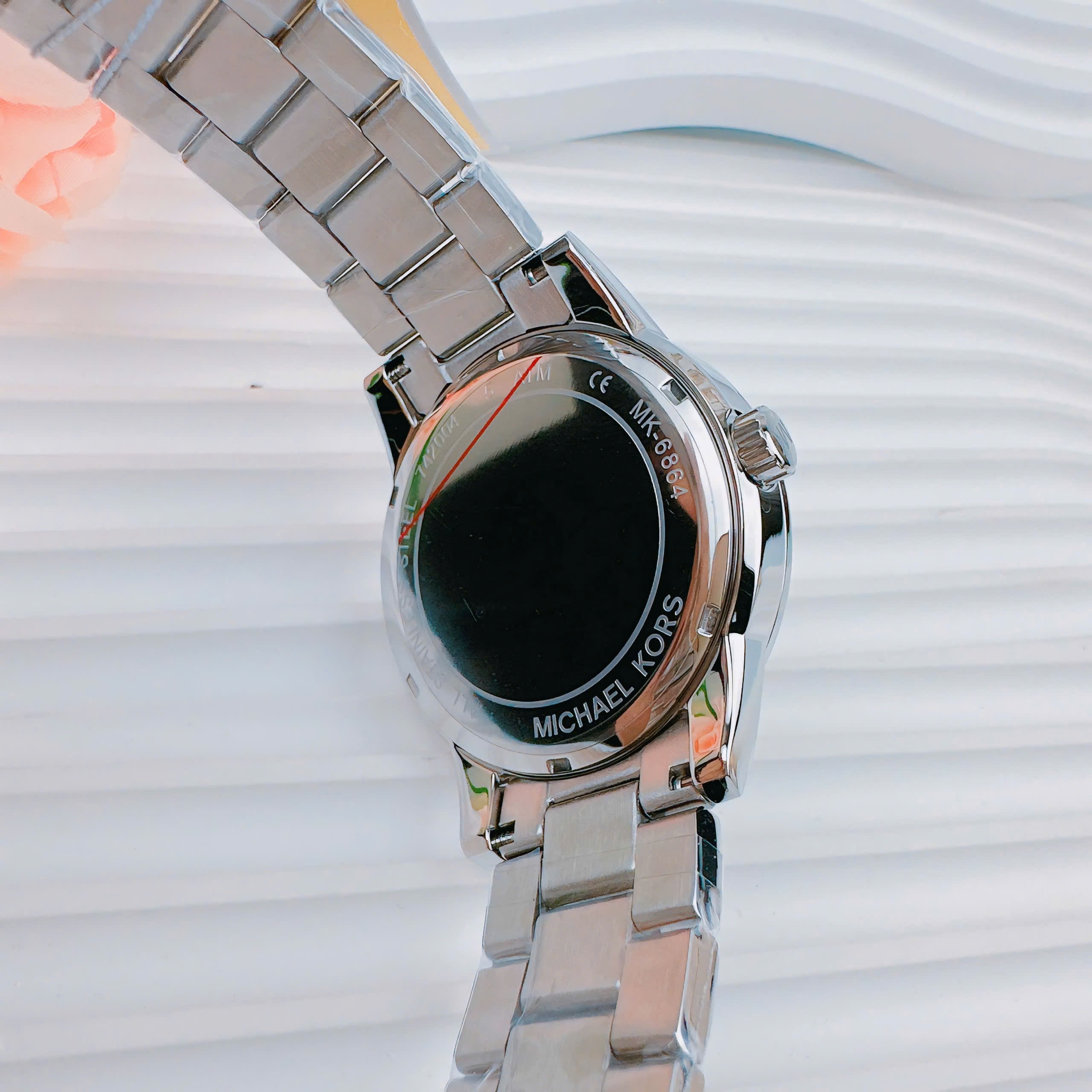 Đồng Hồ Michael Kors Ritz |Unisex |Rainbow |Đính Đá |Dây Kim Loại Silver |Máy Pin (Quartz) |Size 41mm |donghogiatot.vn