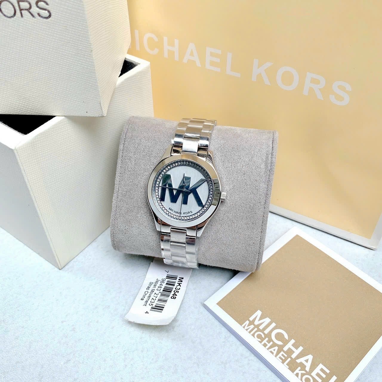 Đồng Hồ Michael Kors Runway Mini Slim |Nữ Giới |Silver |Dây Kim Loại |Máy Pin (Quartz) |Size 33mm |donghogiatot.vn