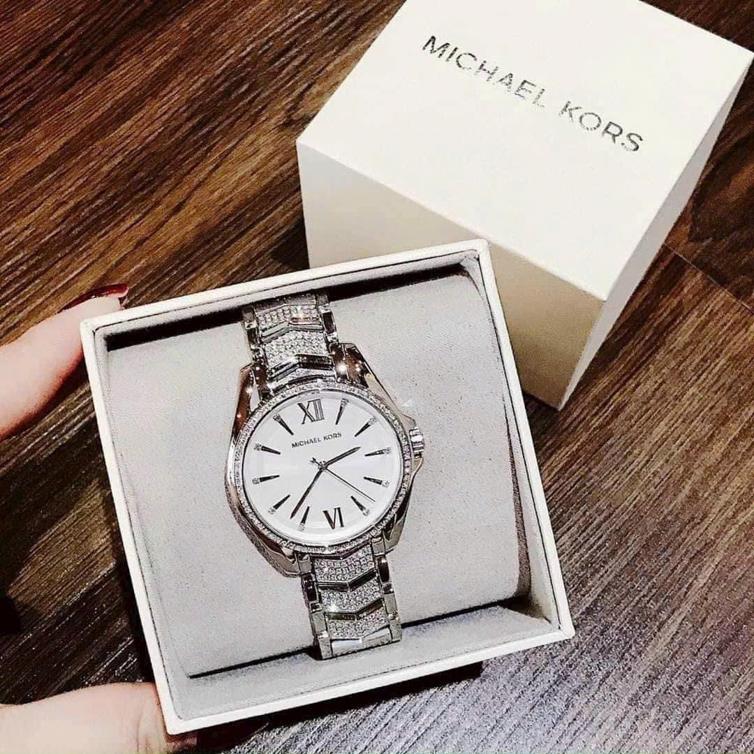 Đồng Hồ Michael Kors Whitney |Nữ Giới |Silver |Đính Đá |Dây Kim Loại |Máy Pin (Quartz) |Size 38mm |donghogiatot.vn