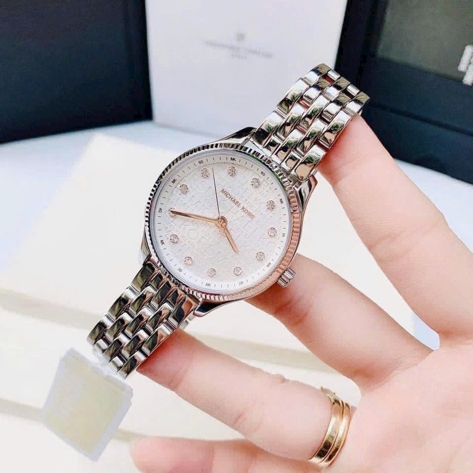 Đồng Hồ Michael Kors Lexington |Nữ Giới |Mặt Trắng |Dây Kim Loại Silver |Máy Pin (Quartz) |Size 36mm |donghogiatot.vn