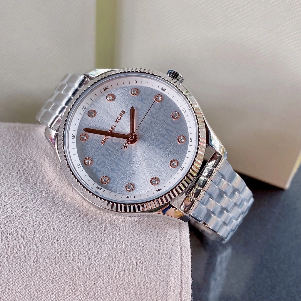 Đồng Hồ Michael Kors Lexington |Nữ Giới |Mặt Trắng |Dây Kim Loại Silver |Máy Pin (Quartz) |Size 36mm |donghogiatot.vn
