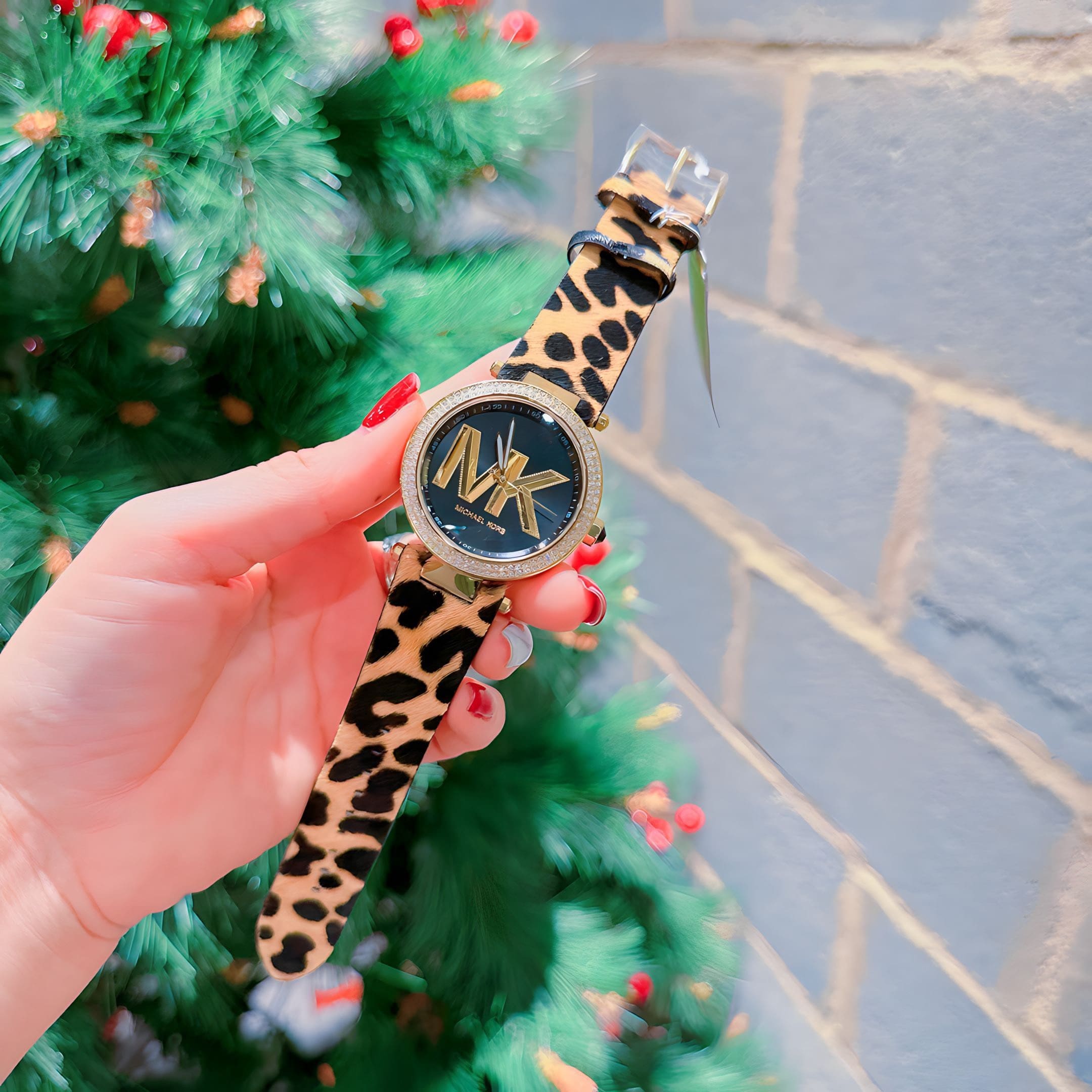 Đồng Hồ Michael Kors Parker |Nữ Giới |Mặt Đen |Dây Da Beo |Máy Pin (Quartz) |Size 39mm |donghogiatot.vn