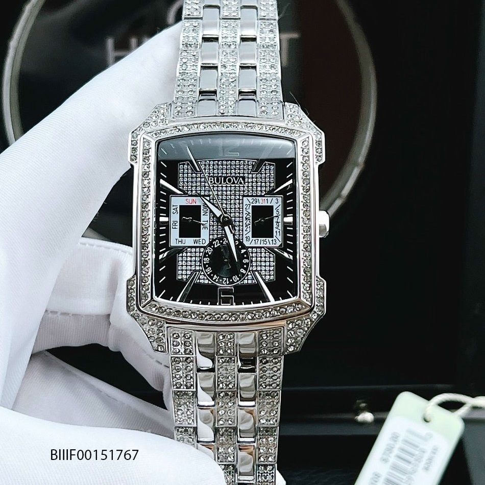 Đồng Hồ Bulova Octava |Nam Giới |Mặt Chữ Nhật |Vỏ Titanium Custom |Máy Pin (Quartz) |Donghogiatot.vn