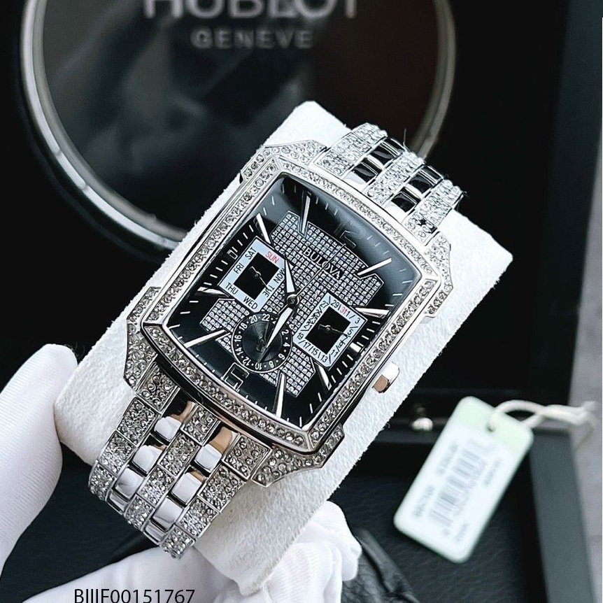 Đồng Hồ Bulova Octava |Nam Giới |Mặt Chữ Nhật |Vỏ Titanium Custom |Máy Pin (Quartz) |Donghogiatot.vn
