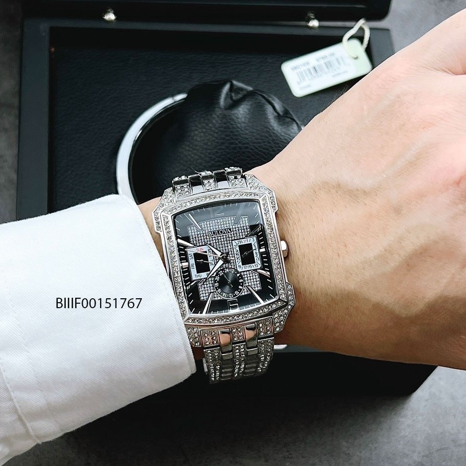 Đồng Hồ Bulova Octava |Nam Giới |Mặt Chữ Nhật |Vỏ Titanium Custom |Máy Pin (Quartz) |Donghogiatot.vn