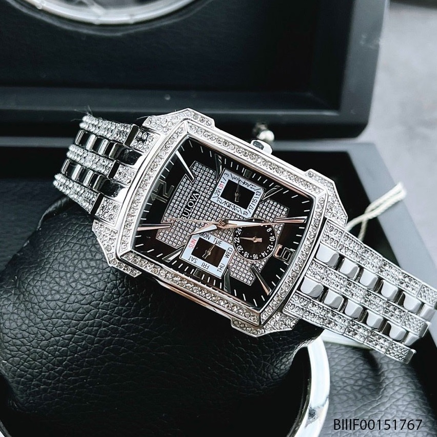 Đồng Hồ Bulova Octava |Nam Giới |Mặt Chữ Nhật |Vỏ Titanium Custom |Máy Pin (Quartz) |Donghogiatot.vn