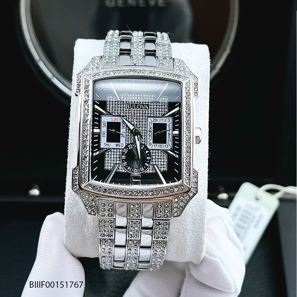 Đồng Hồ Bulova Octava |Nam Giới |Mặt Chữ Nhật |Vỏ Titanium Custom |Máy Pin (Quartz) |Donghogiatot.vn