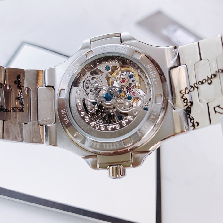 dong-ho-nam-huboler-patek-philippe-mat-xanh-may-co-tu-dong-day-kim-loai-donghogiatot-vn