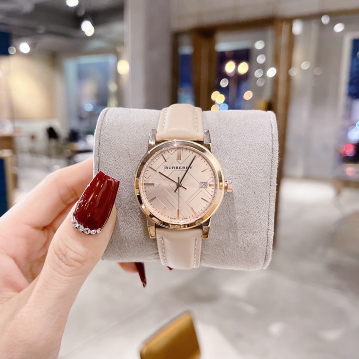 Đồng Hồ Burberry The City |Nữ Giới |Dây Da Màu Nude |Rose Gold |Máy Pin (Quartz) |Donghogiatot.vn