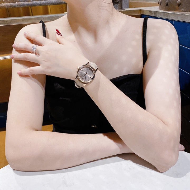 Đồng Hồ Burberry The City |Nữ Giới |Dây Da Màu Nude |Rose Gold |Máy Pin (Quartz) |Donghogiatot.vn