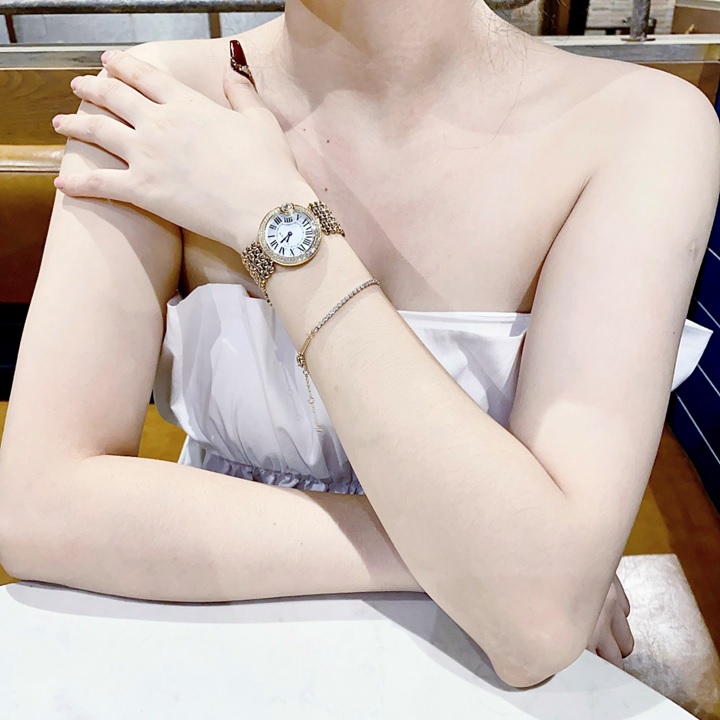 Đồng Hồ Cartier Ballon Bleu |Nữ Giới |Dây Kim Loại |Vàng Full Gold |Máy Pin (Quartz) |Donghogiatot.vn