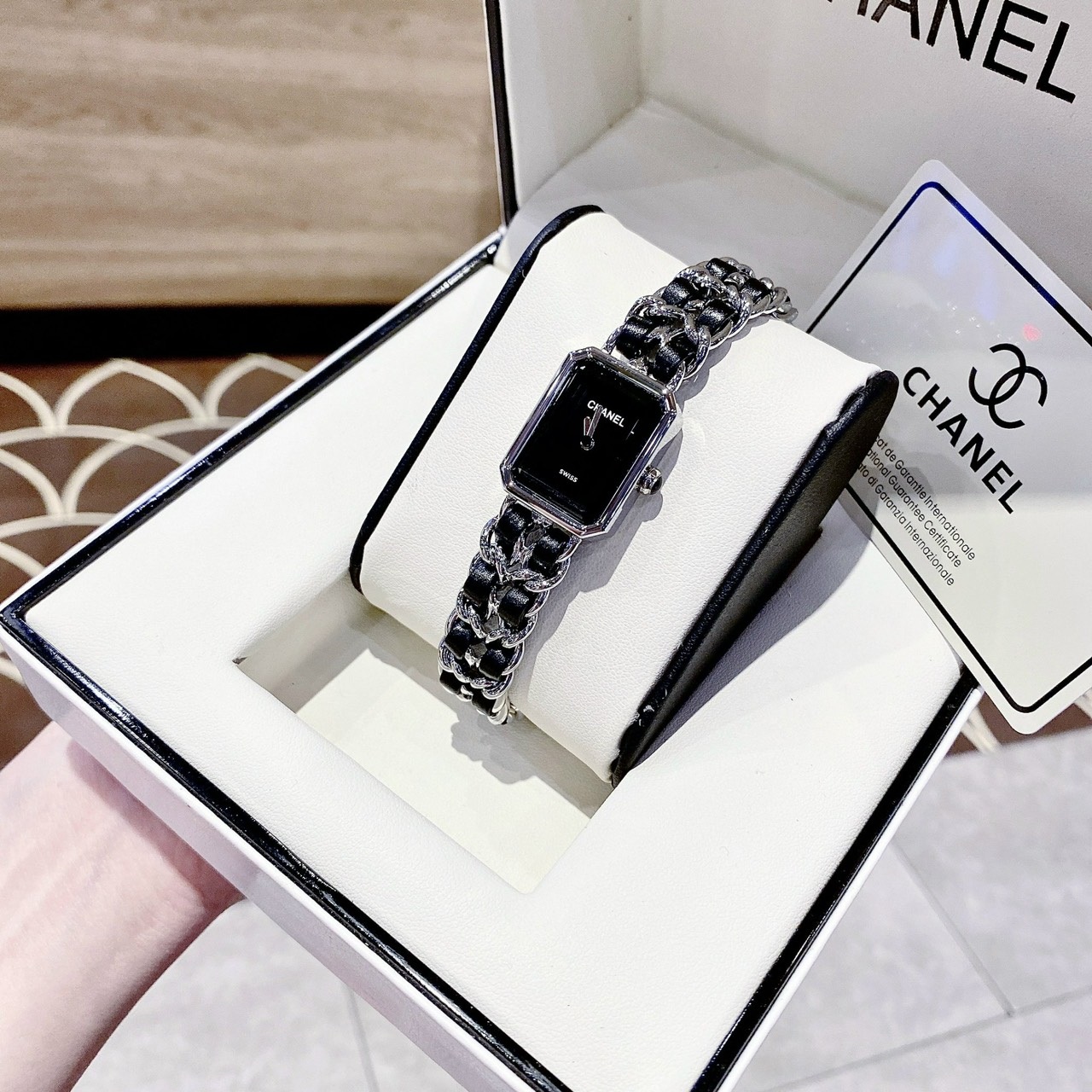 Đồng Hồ Chanel Premiere Chain |Nữ Giới |Dây Kim Loại |Mặt Chữ Nhật |Máy Pin (Quartz) |Donghogiatot.vn