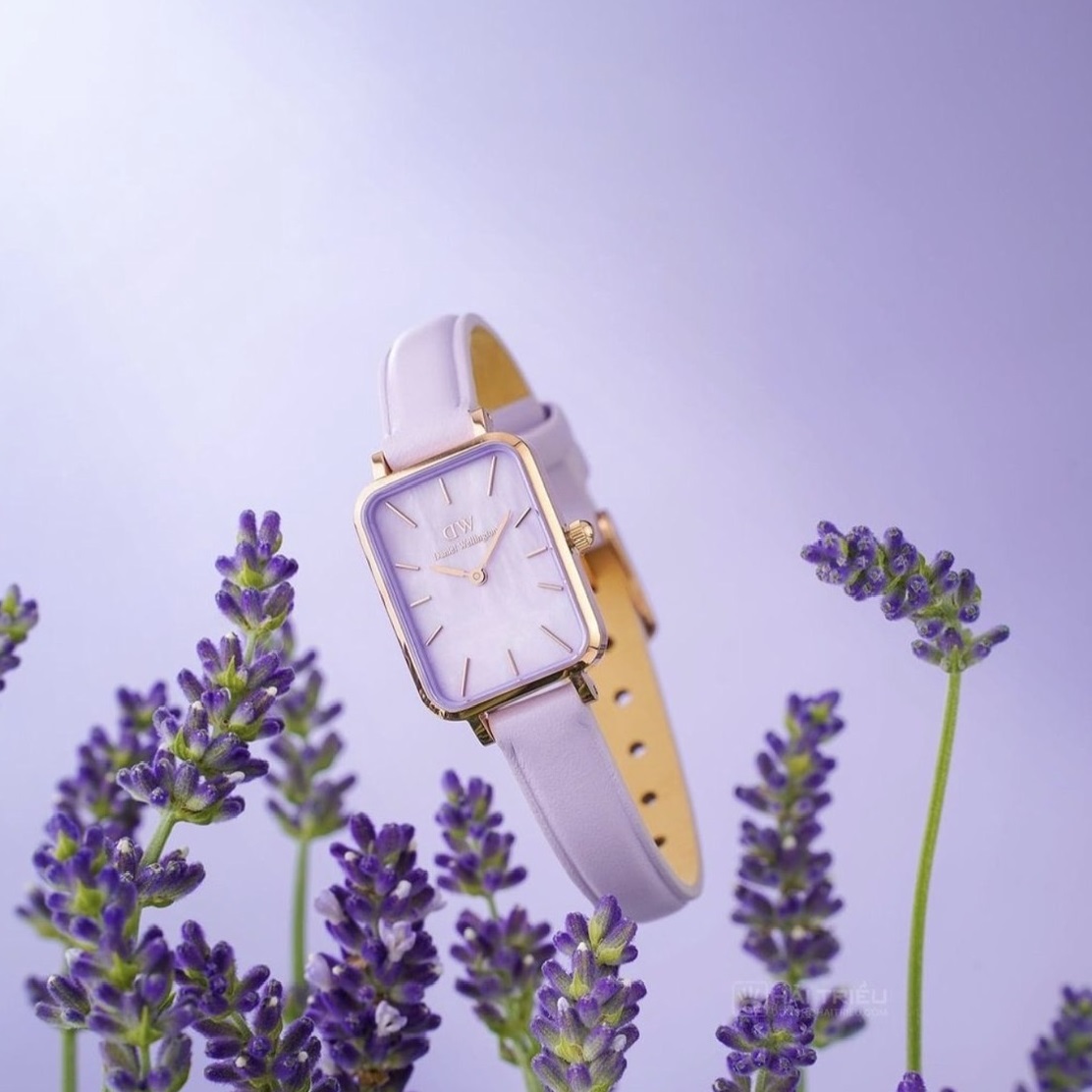 Đồng Hồ DW MOP Lavender Màu Tím |Nữ Giới |Dây Da |Mặt Chữ Nhật |Máy Pin (Quartz) |Size Nhỏ |Donghogiatot.vn