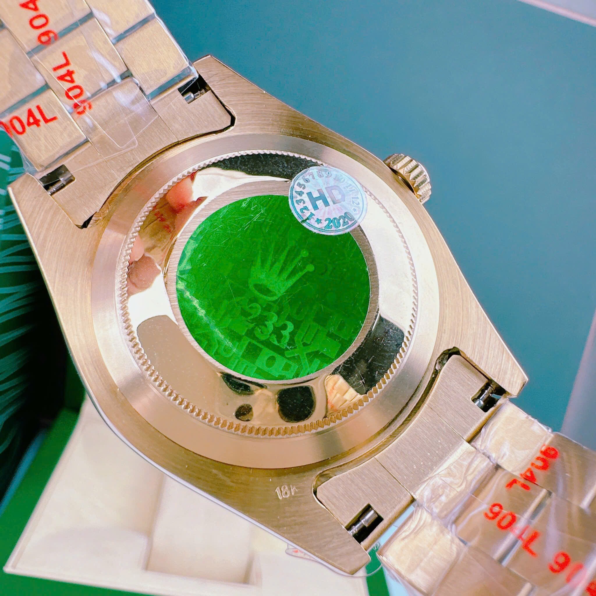 Đồng Hồ Rolex 2 Lịch |Nam Giới |Niềng Khía |Dây Kim Loại Vàng |Máy cơ (Automatic) |Size 41mm |donghogiatot.vn