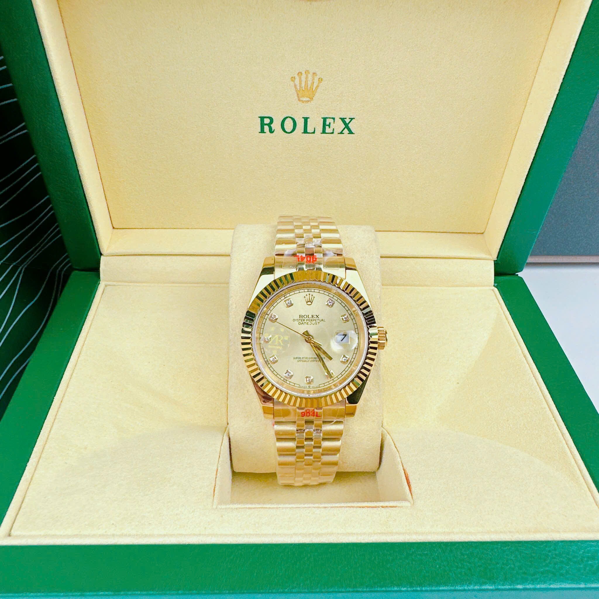 Đồng Hồ Rolex Niềng Khía |Nam Giới |Dây Kim Loại Vàng Gold |Máy Cơ (Automatic) |Size 41mm |donghogiatot.vn