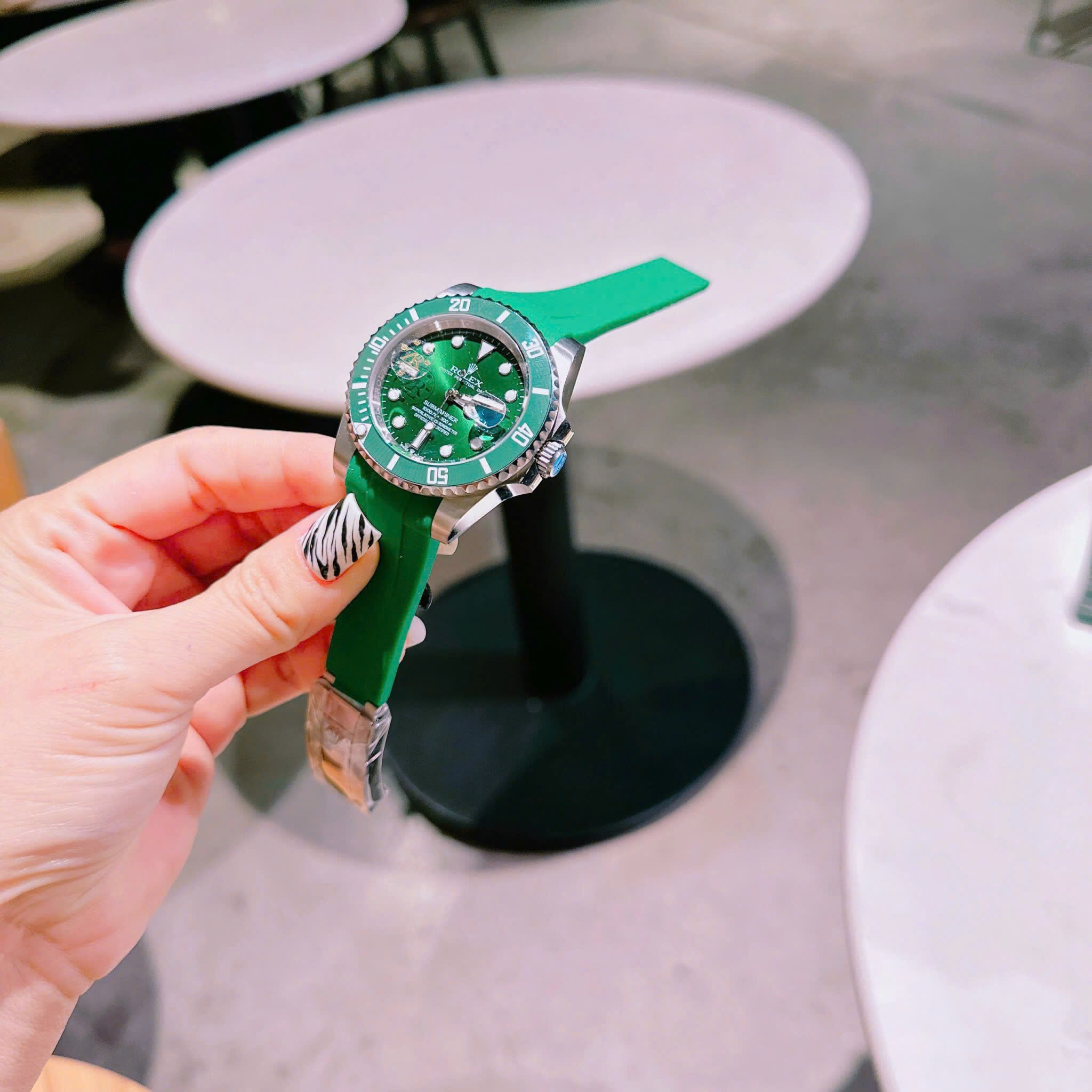 Đồng Hồ Rolex Yacht Master |Nam Giới |Dây Cao Su Xanh Lá |Máy Cơ (Automatic) |Size 41mm |donghogiatot.vn