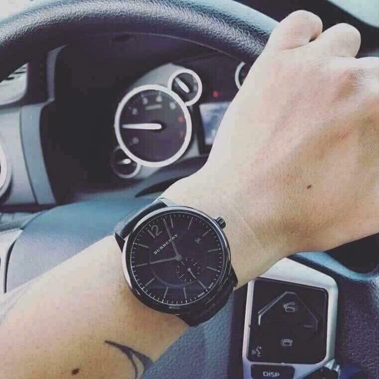 Đồng Hồ Burberry Classic Round |Nam Giới |Mặt Tròn (Đen) |Dây Da |Máy Pin (Quartz) |Donghogiatot.vn