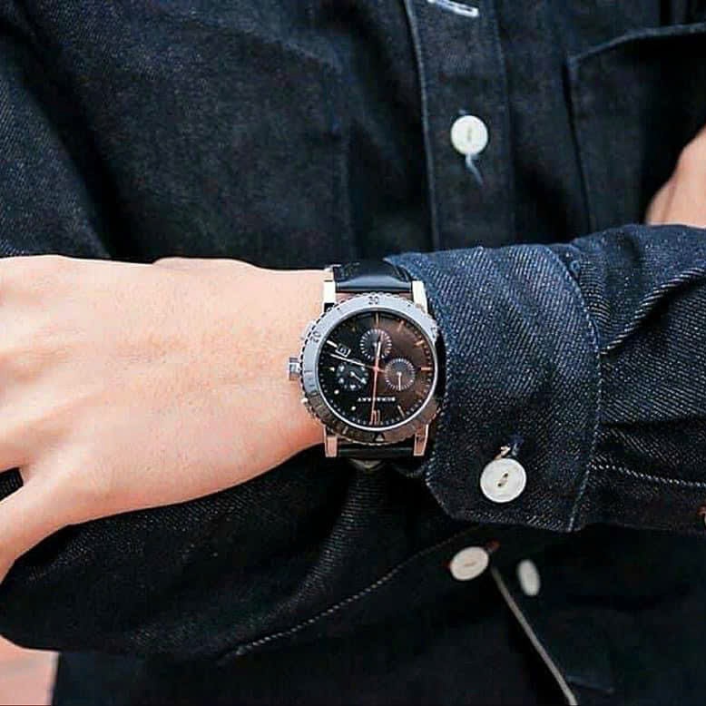Đồng Hồ Burberry The City |Nam Giới |Mặt Chronograph |Dây Da Đen |Máy Pin (Quartz) |Size 42mm |donghogiatot.vn
