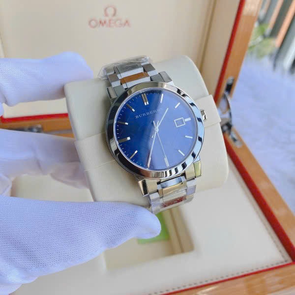 Đồng Hồ Burberry The City |Nam Giới |Xanh Dương |Dây Kim Loại Silver |Máy Pin (Quartz) |Size 38mm |donghogiatot.vn