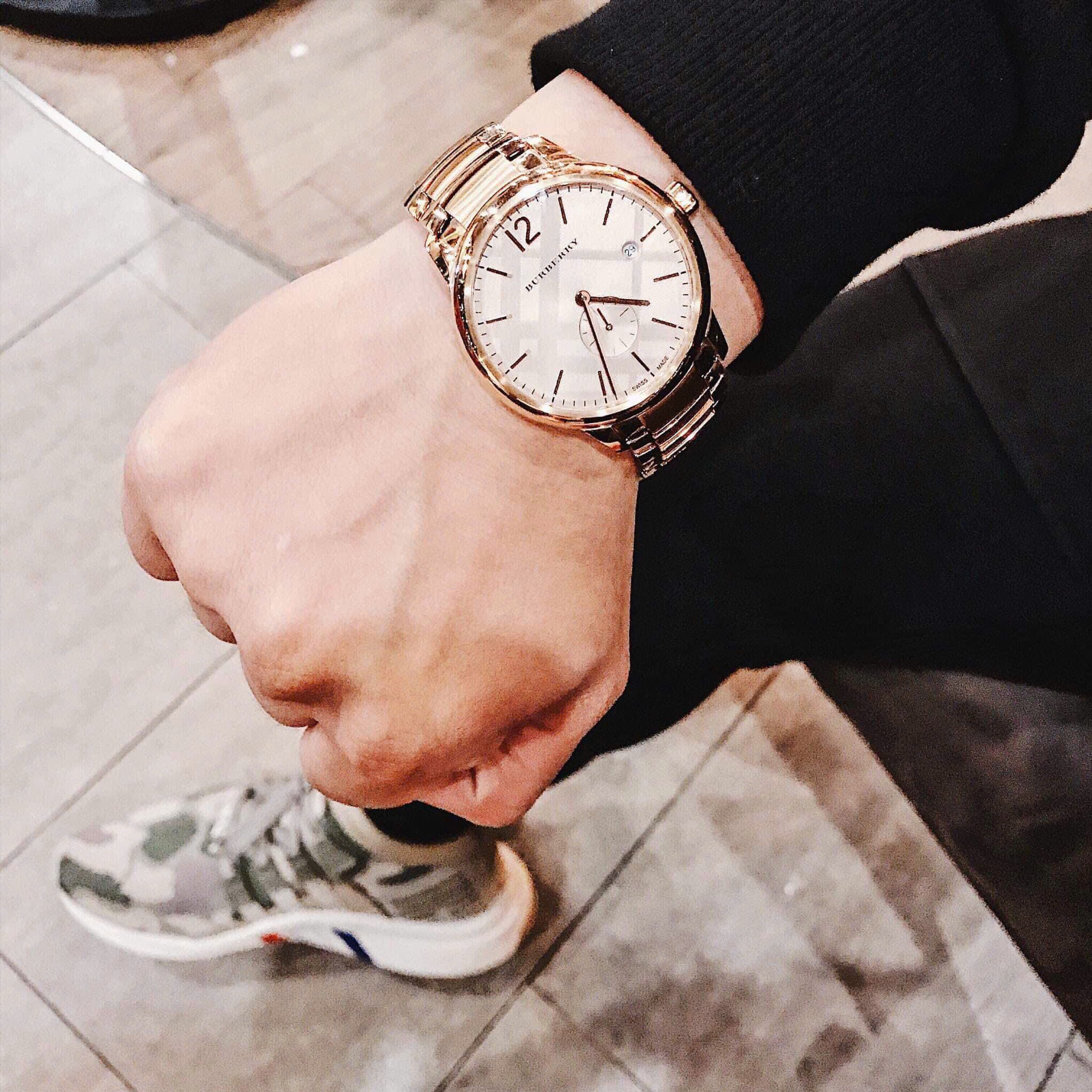 Đồng Hồ Burberry The City |Nam Giới |Mặt Tròn |Dây Kim Loại Rose Gold |Máy Pin (Quartz) |Size 40mm |donghogiatot.vn