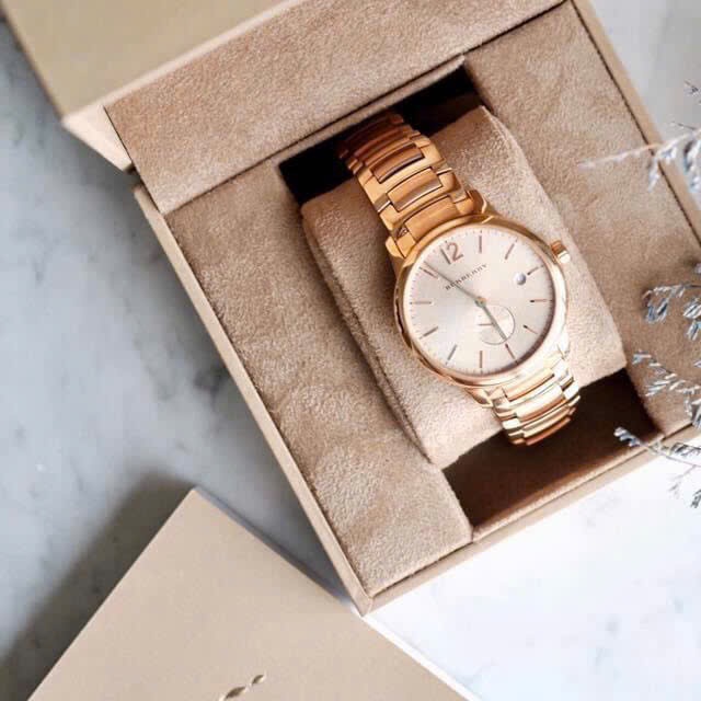 Đồng Hồ Burberry The City |Nam Giới |Mặt Tròn |Dây Kim Loại Rose Gold |Máy Pin (Quartz) |Size 40mm |donghogiatot.vn