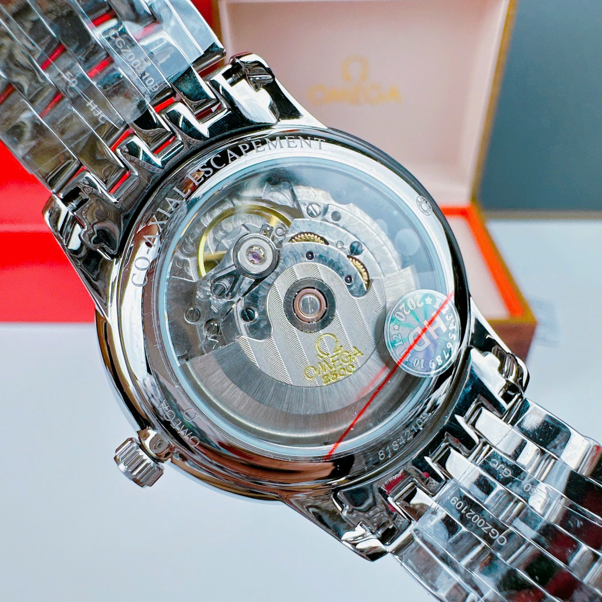 Đồng Hồ Omega Deville |Nam giới |Mặt Trắng |Dây Kim Loại |Demi Vàng Gold |Máy Cơ (Automatic) |Donghogiatot.vn