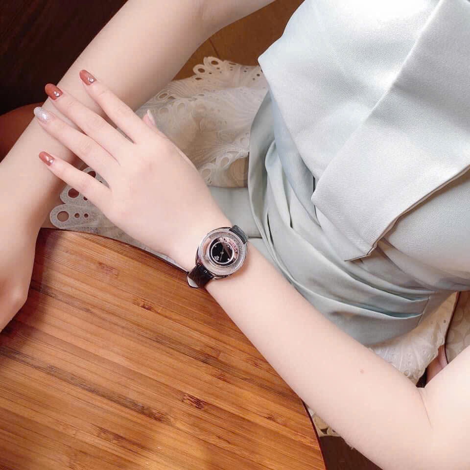 Đồng Hồ Versace Destiny Spirit |Nữ Giới |Đính Đá |Dây Da Màu Đen |Máy Pin (Quartz) |Size 36mm |donghogiatot.vn