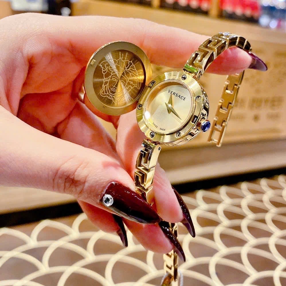 Đồng Hồ Versace Medusa Secret |Nữ Giới |Mặt Tròn |Lắc Tay Vàng Gold |Máy Pin (Quartz) |Size 25mm |donghogiatot.vn