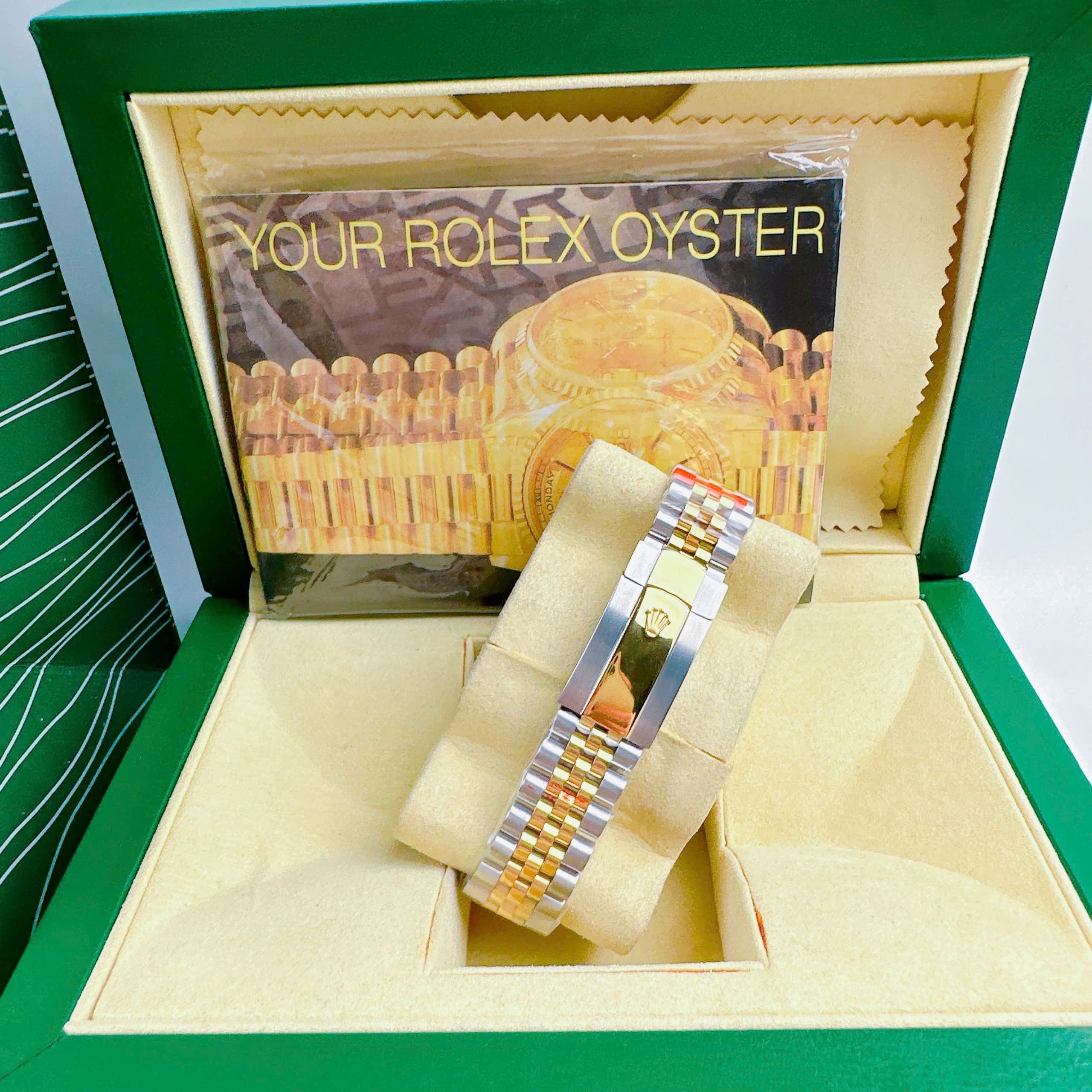 Đồng Hồ Rolex Niềng Khía |Nam Giới |Mặt Trắng |Dây Kim Loại Demi Vàng |Máy Pin (Máy Quartz) |Size 41mm |donghogiatot.vn