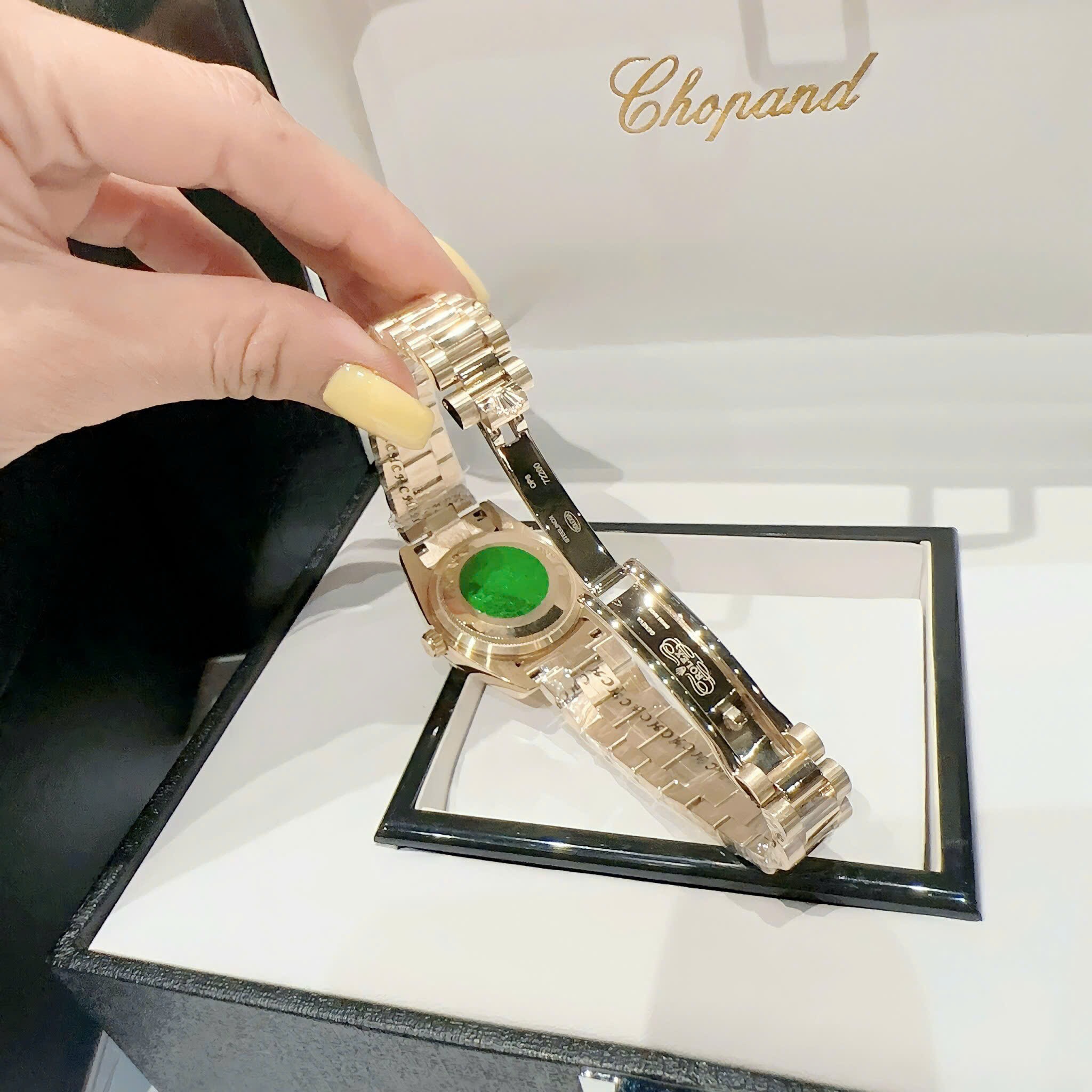 Đồng Hồ Rolex Đính Đá |Cặp Đôi |Mặt Đen |Dây Kim Loại Vàng Gold |Máy Pin (Máy Quartz) |Size 36x31mm |donghogiatot.vn