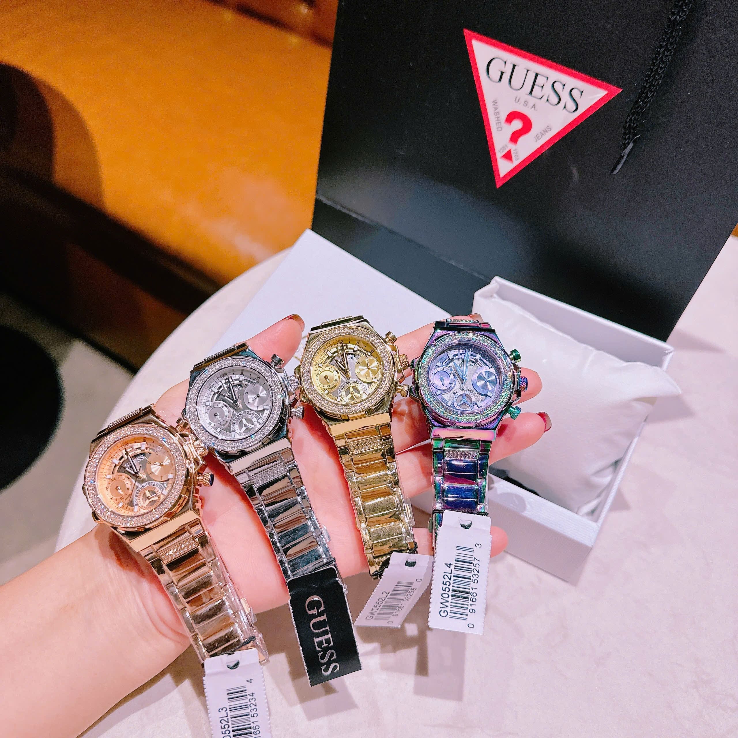 Đồng Hồ Guess Fusion |Nữ Giới |Đính Đá |Dây Kim Loại Rose Gold |Máy Pin (Quartz) |Size 36mm |donghogiatot.vn