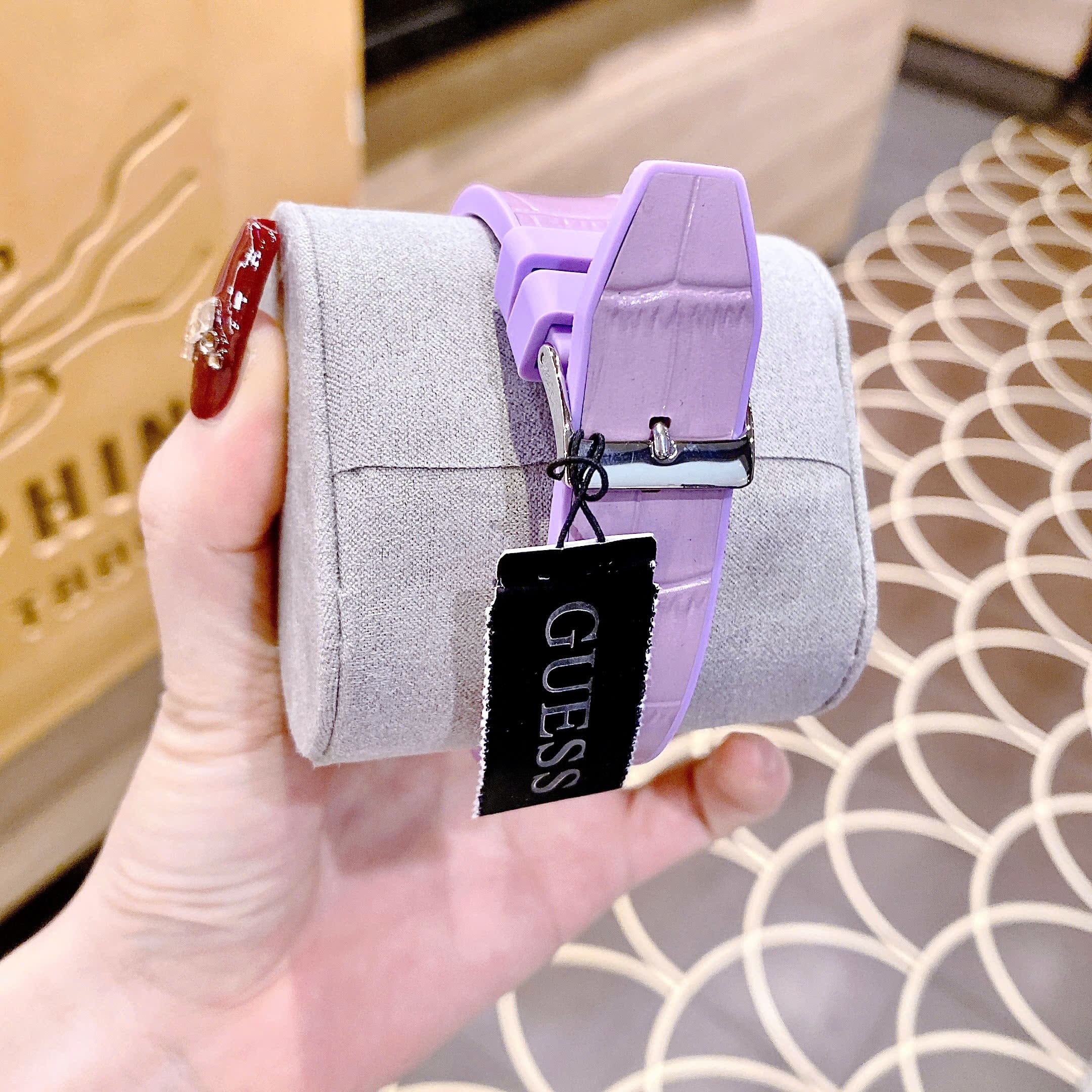 Đồng Hồ Guess Fusion |6 Kim |Nữ Giới |Đính Đá |Dây Silicone Hồng |Máy Pin (Quartz) |Size 36mm |donghogiatot.vn