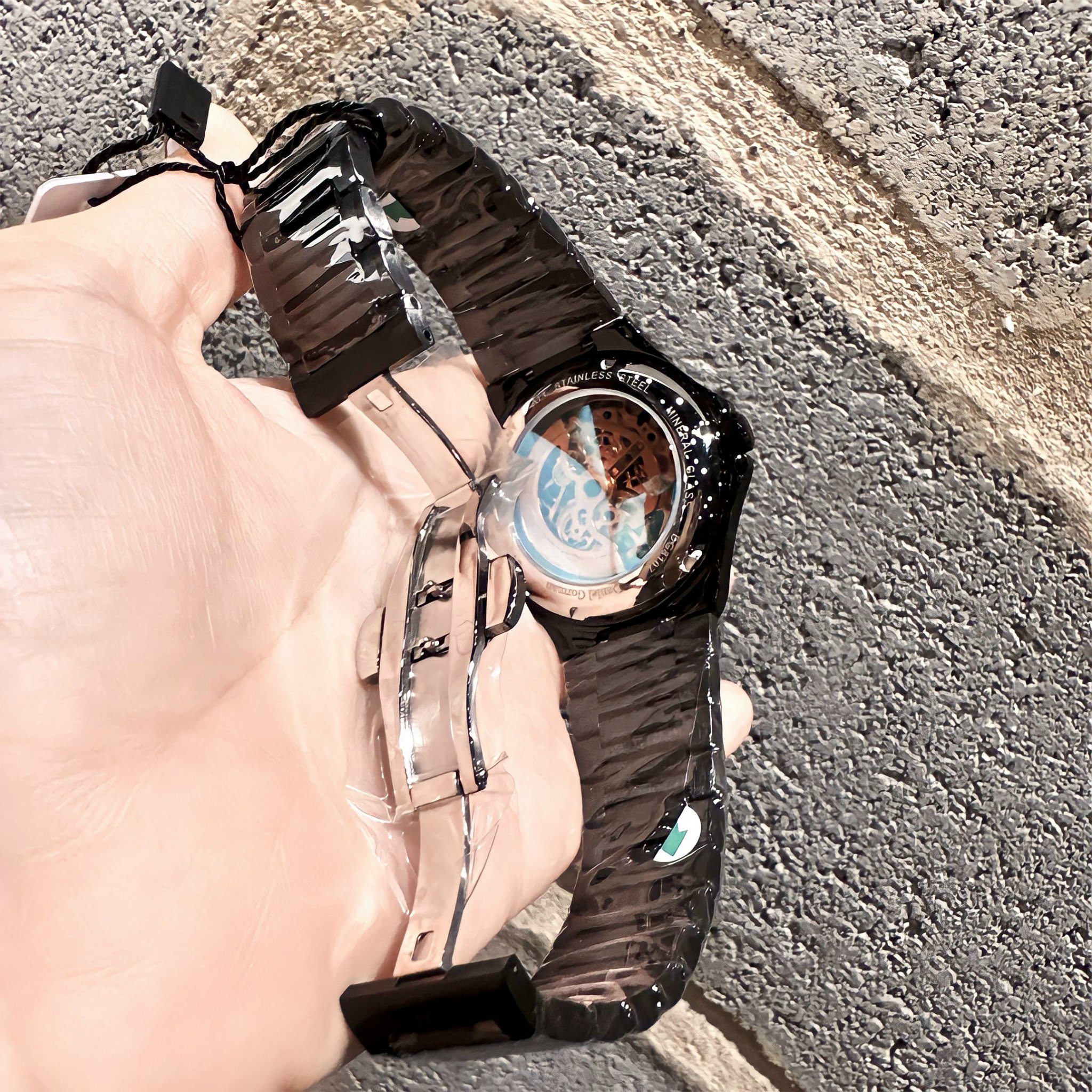 Đồng Hồ Daniel Gorman Full Đen |Nam Giới |Dây Kim Loại |Máy Cơ (Automatic) |Mặt Tròn |Donghogiatot.vn