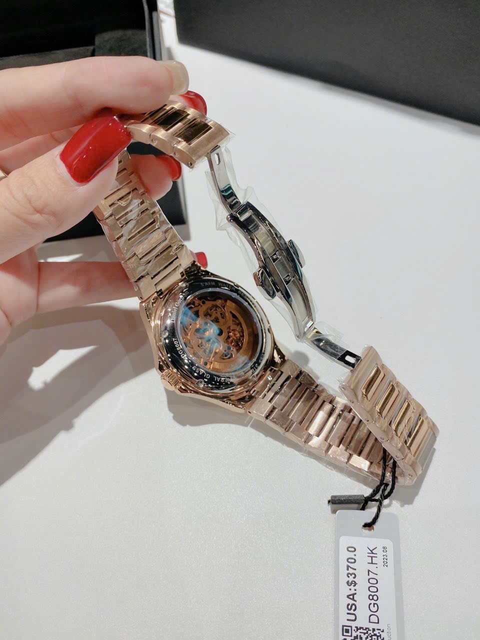 Đồng Hồ Daniel Gorman Rose Gold |Nam Giới |Dây Kim Loại |Máy Cơ (Automatic) |Mặt Tròn |Donghogiatot.vn