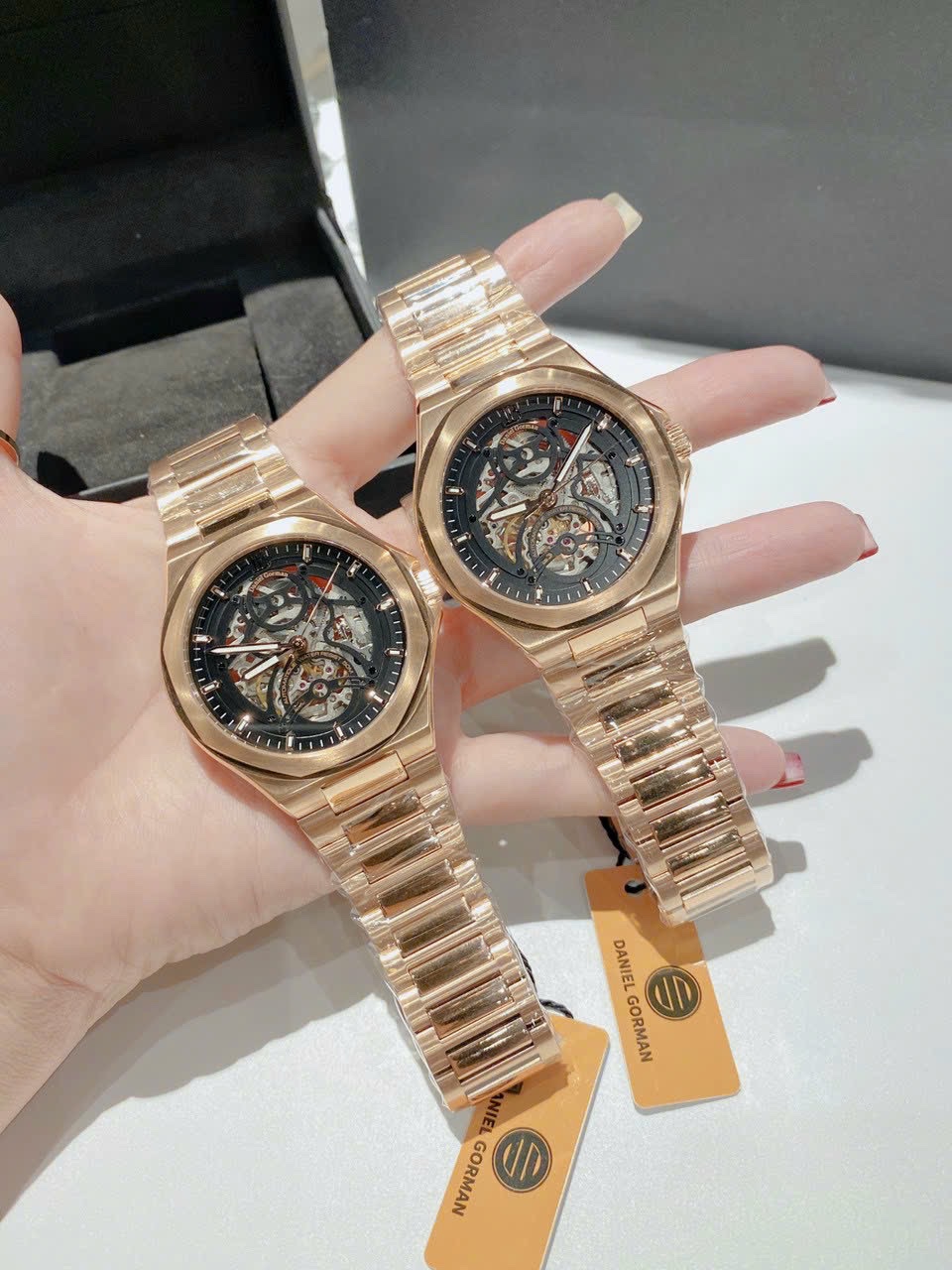 Đồng Hồ Daniel Gorman Rose Gold |Nam Giới |Dây Kim Loại |Máy Cơ (Automatic) |Mặt Tròn |Donghogiatot.vn