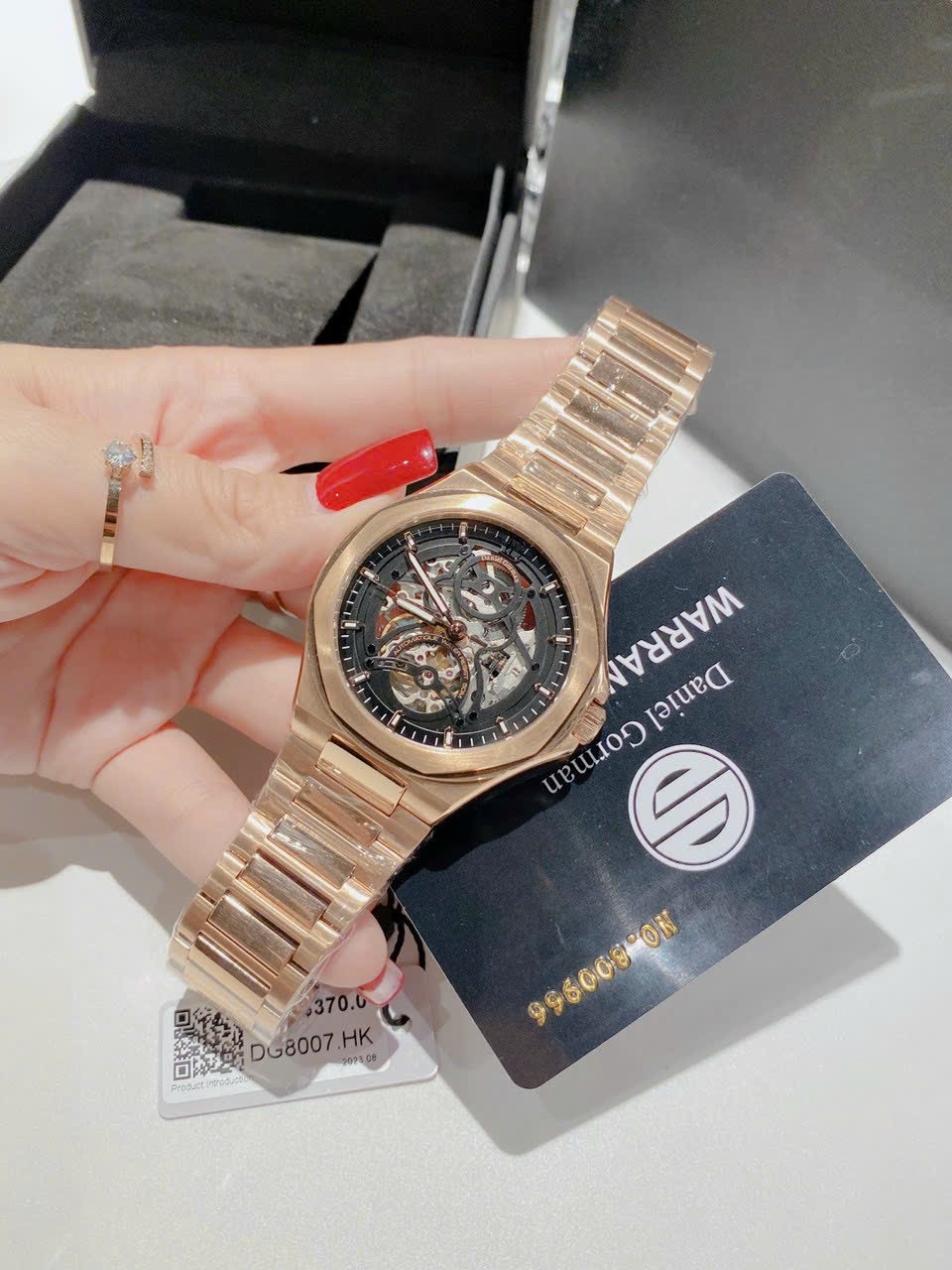 Đồng Hồ Daniel Gorman Rose Gold |Nam Giới |Dây Kim Loại |Máy Cơ (Automatic) |Mặt Tròn |Donghogiatot.vn