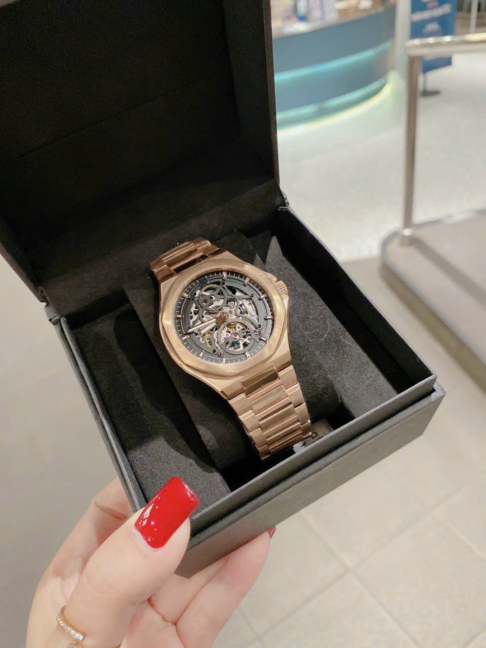 Đồng Hồ Daniel Gorman Rose Gold |Nam Giới |Dây Kim Loại |Máy Cơ (Automatic) |Mặt Tròn |Donghogiatot.vn