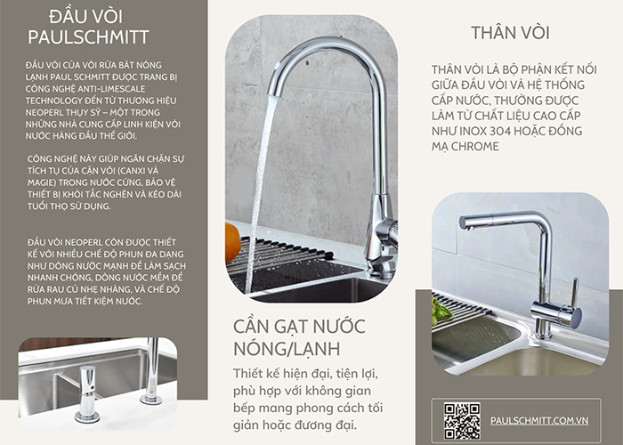 Cấu tạo vòi Paulschmitt