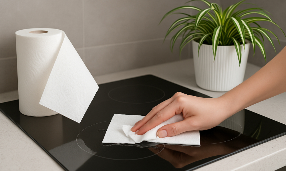 Vì sao lau bếp bằng giấy ăn là sai (và khá nguy hiểm)